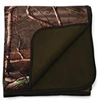 Ruth&amp-Boaz Fleece Outdoor Waterproof Windproof Camo Blanket (Realtree-A- Large)